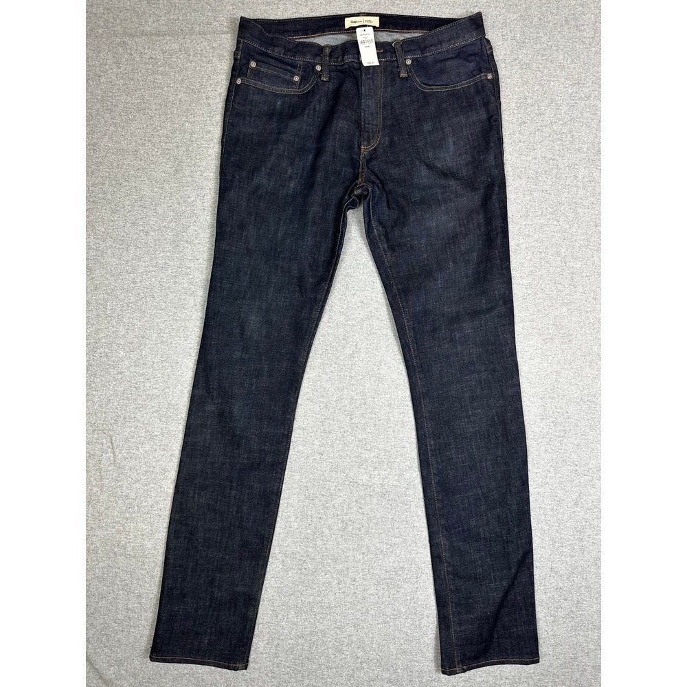 Gap 1969 Skinny Jeans Mens 32x34 Dark Wash Indigo Denim NEW
